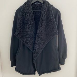 Abercrombie Sherpa open cardigan